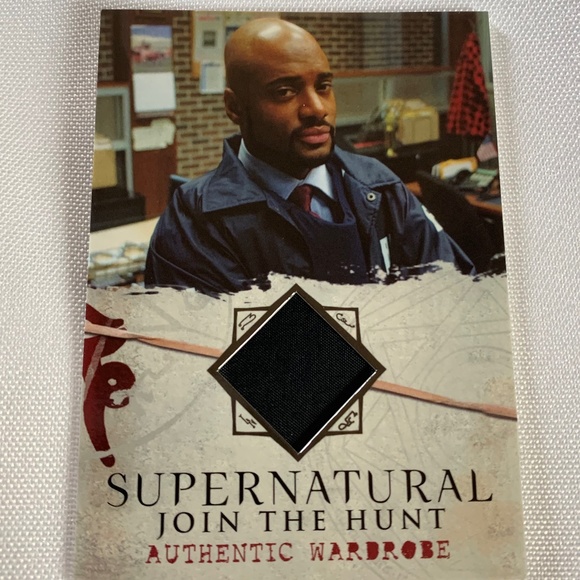 Authentic Cryptozoic Wardrobe Trading Card from the TV Show Supernatural! - Picture 1 of 2